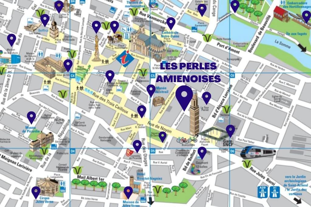 Les Perles Amienoises Gold Pearl Hyper Centre Amiens Exterior foto